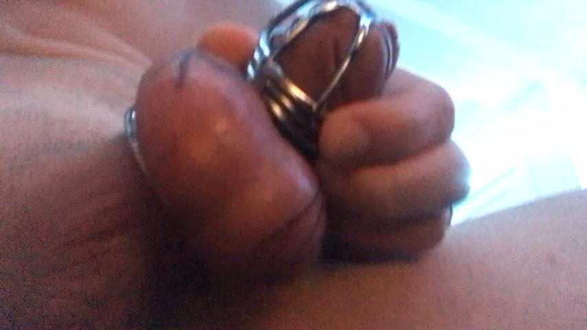 chastity edging humiliation slave clip