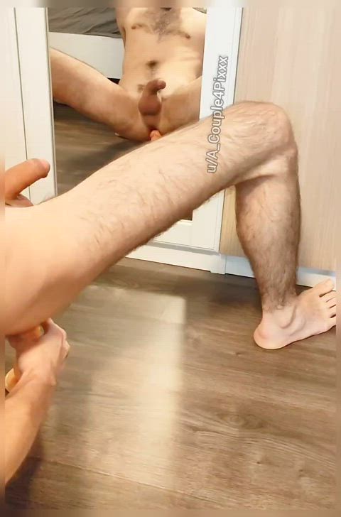 anal cock dildo gay riding sissy solo clip