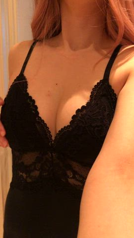 One from the collection, black lingerie
