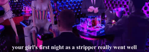 Hotwife Stripper Wife Work clip