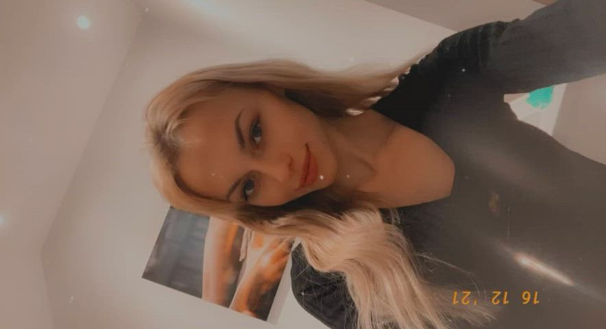 Blonde Cute German Girlfriend OnlyFans Petite Skinny Teen Tiny clip