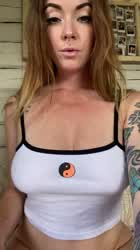 Big Tits Natural Tits Nipple Piercing clip