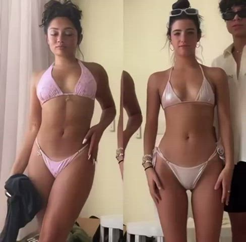 Charli and Avani flaunting their sexy bodies for you