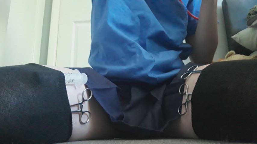 femboy medical fetish nurse thighs clip