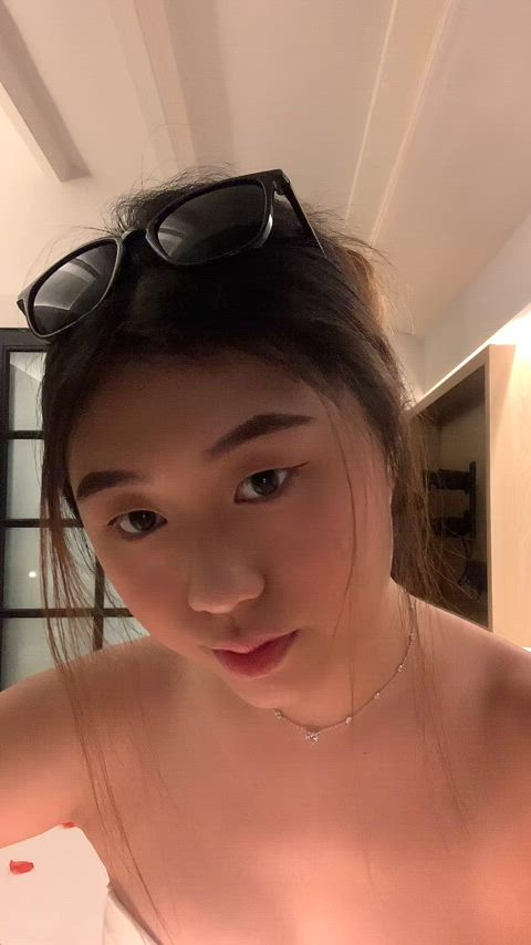 20 years old asian non-nude small tits teen tiktok clip
