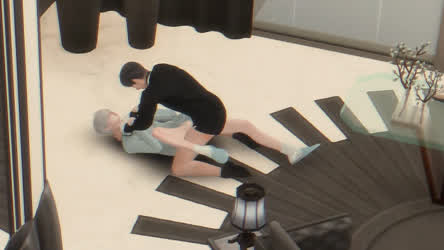 3D Femboy Floor Sex clip