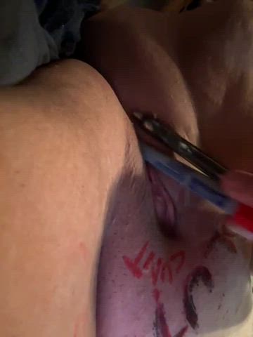 degrading masturbating pussy slut wet pussy whore clip