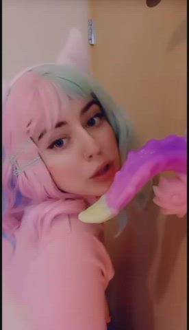 alt cute dildo licking lola fawn monster girl nerd tentacles r/catgirls clip