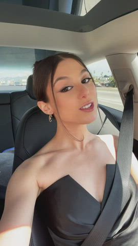 brunette celebrity cleavage kira kosarin natural tits small tits clip