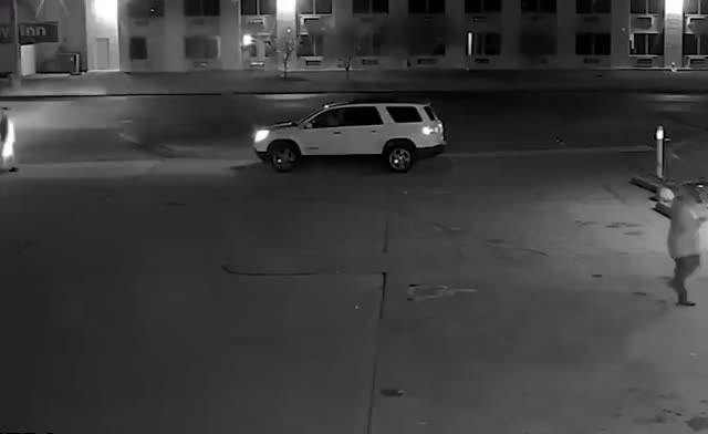 Woman backs her car into a liquor store