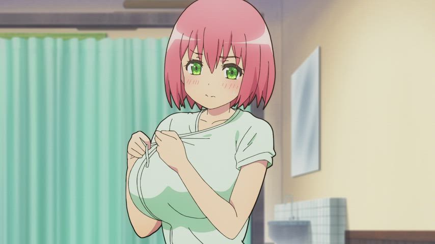 anime big tits boobs ecchi titty drop clip