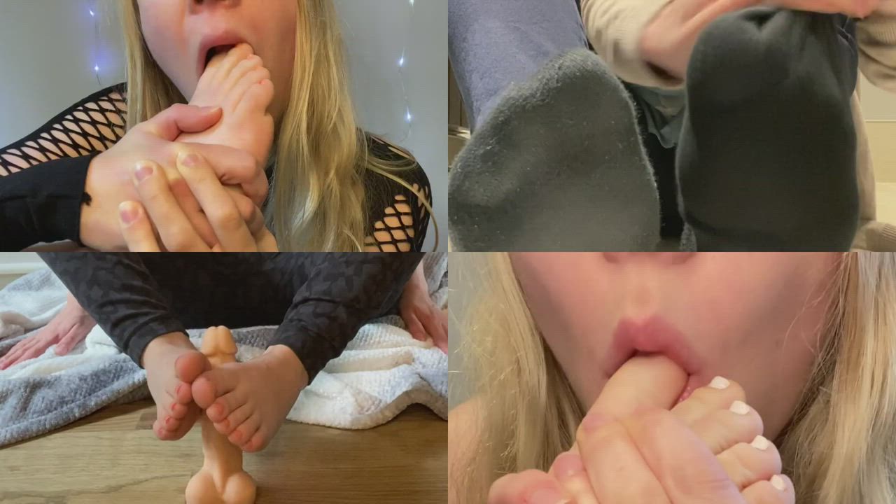 Amateur Blonde Foot Fetish clip