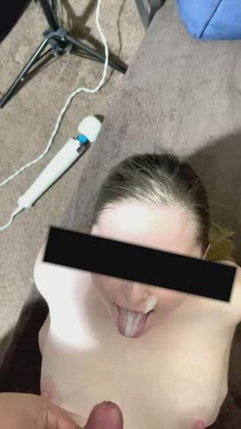 Thankful for cum on my face and mouth ❤️