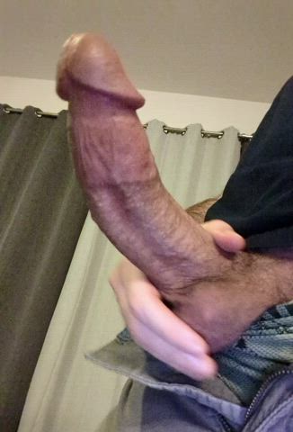 Up late on Thirsty Thursday, stroking my cock