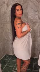 Latina Shower Tattoo clip