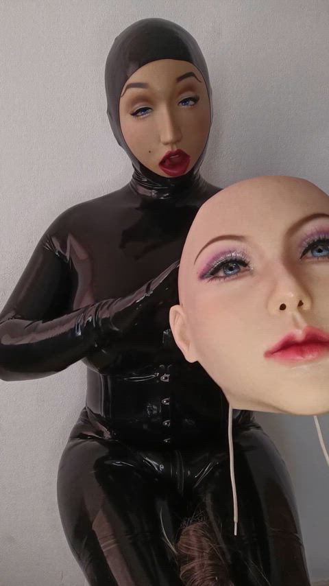 Gagged RubberDoll becomes another Doll!