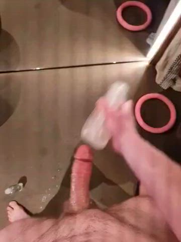 cumshot fleshlight jerk off male masturbation masturbating orgasm clip