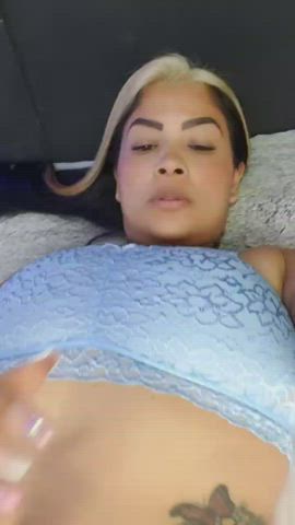 Latina Lingerie MILF Mom Panties Rubbing Tattoo clip
