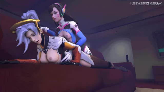 Mercy and DV.A on the couch (24 FPS)