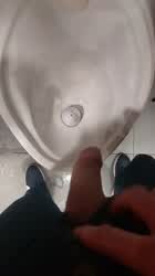 Big Dick Peeing Public clip