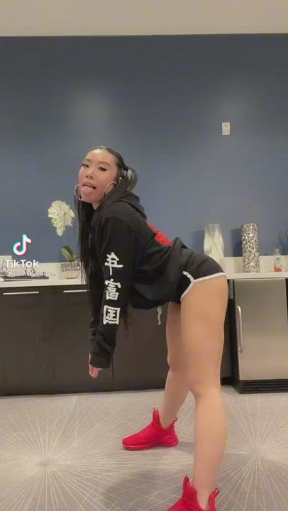 Asian Dancing TikTok clip
