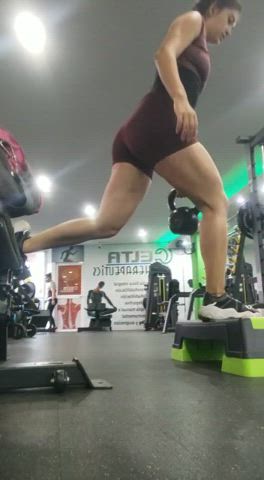 18 Years Old Fitness Gym Latina Petite Teen Trainer Workout clip