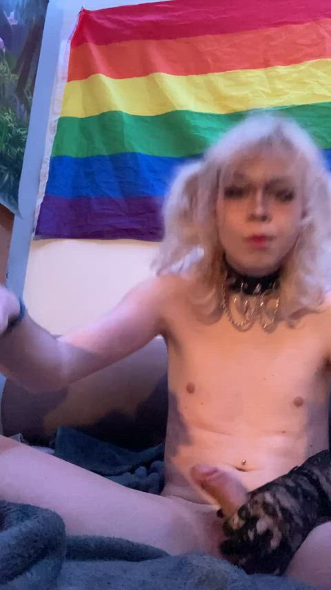 masturbating teen femboy petite trans clip