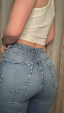 Ass Booty Jeans Jiggling Lingerie clip