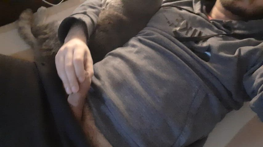 foreskin masturbating uncut clip