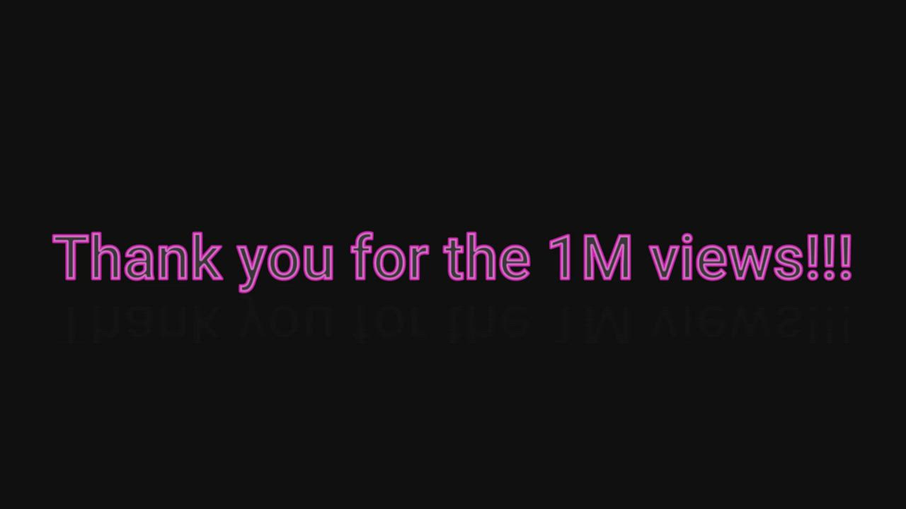 Hi! It had to happen one day. Today I reached 1 million views on my Pornhub! That's