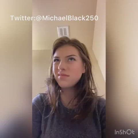 Cute girl farting(and pooping) on the toilet (@angel.faith on instagram)