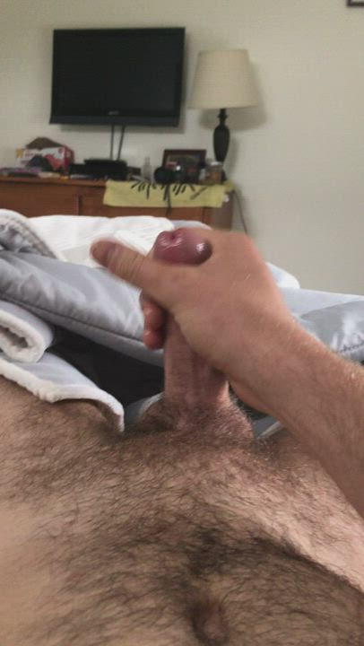 Cum Hairy Male Masturbation clip