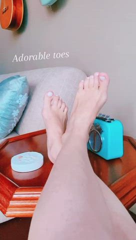 Cute white toenails [OC]