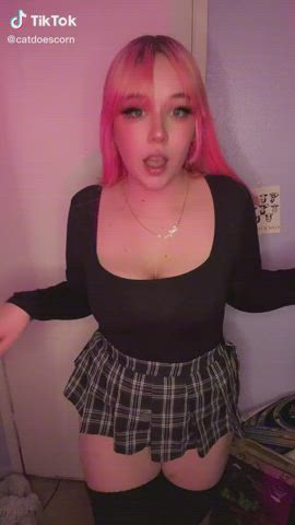 Ass Booty Goth Skirt Thick TikTok clip