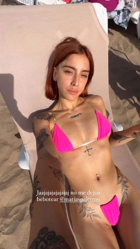 beach teen tits clip