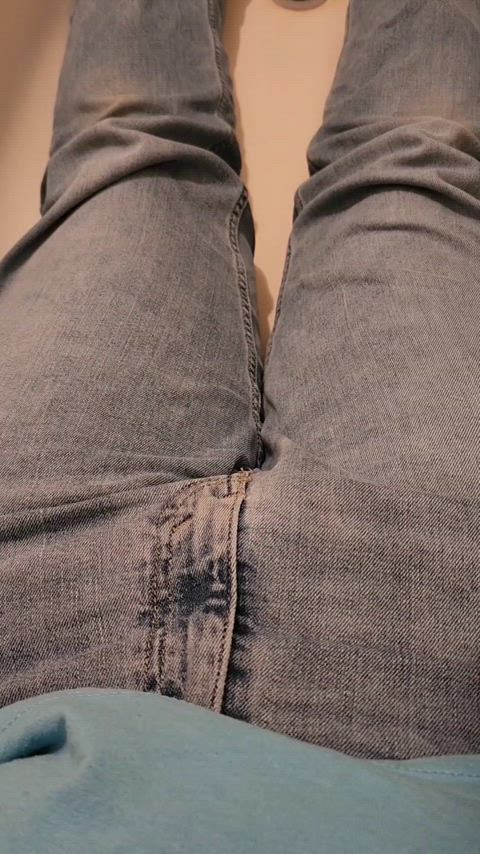 Pissing through my jeans
