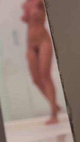 brunette hidden cam hidden camera homemade hotwife nude shower wet wife wifey clip