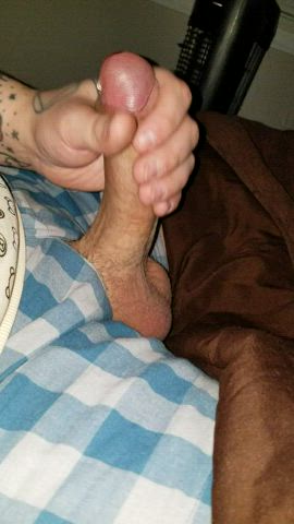 Big Dick Cock Male Masturbation Masturbating Tattoo clip