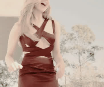 Blonde Celebrity Dress Laughing Natalie Dormer White Girl clip