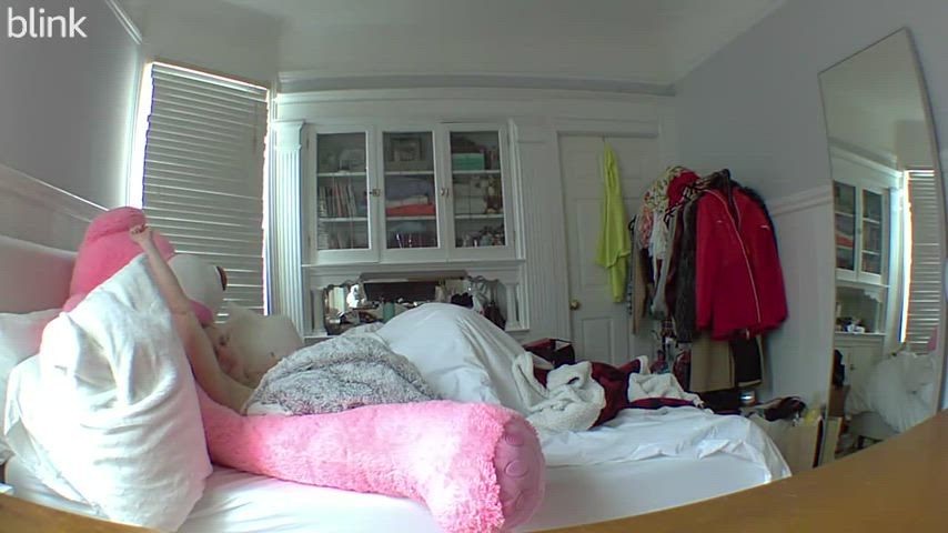 I'm required to prove I slept plugged every night to my bedroom security camera