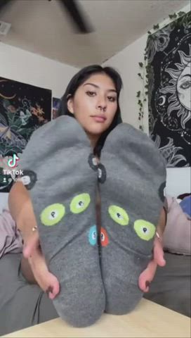 babe socks soles clip