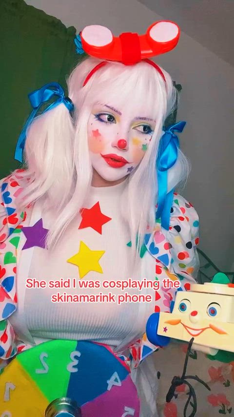 clown girl cute thick clip