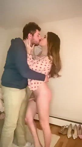 girlfriend kissing trans clip