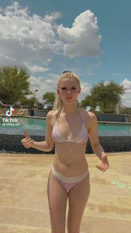 bikini dancing non-nude tiktok clip