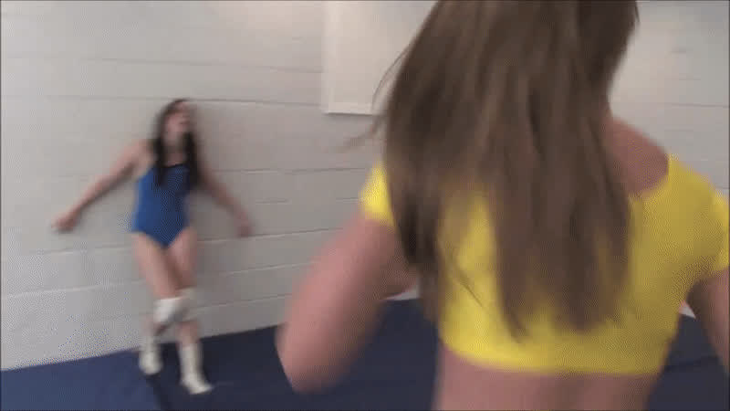 brunette irish white girl wrestling clip