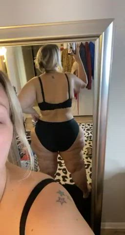 BBW Bending Over Big Ass Blonde Bouncing Pawg Shaking Thick Twerking White Girl clip