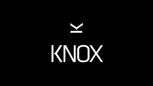 KNOX logo mask reveal