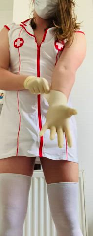 latex latex gloves nurse clip