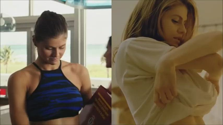 alexandra daddario boobs celebrity clip