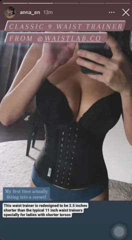 Don't we love seeing her in corset and undies